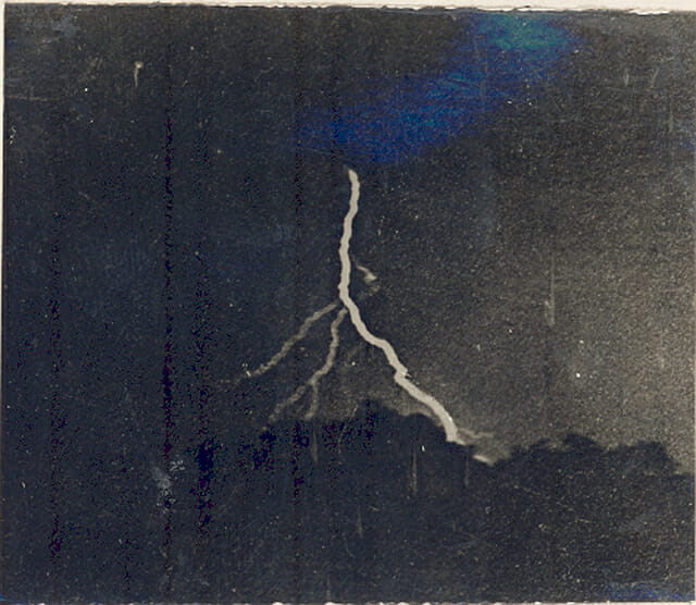 First photo of lightning